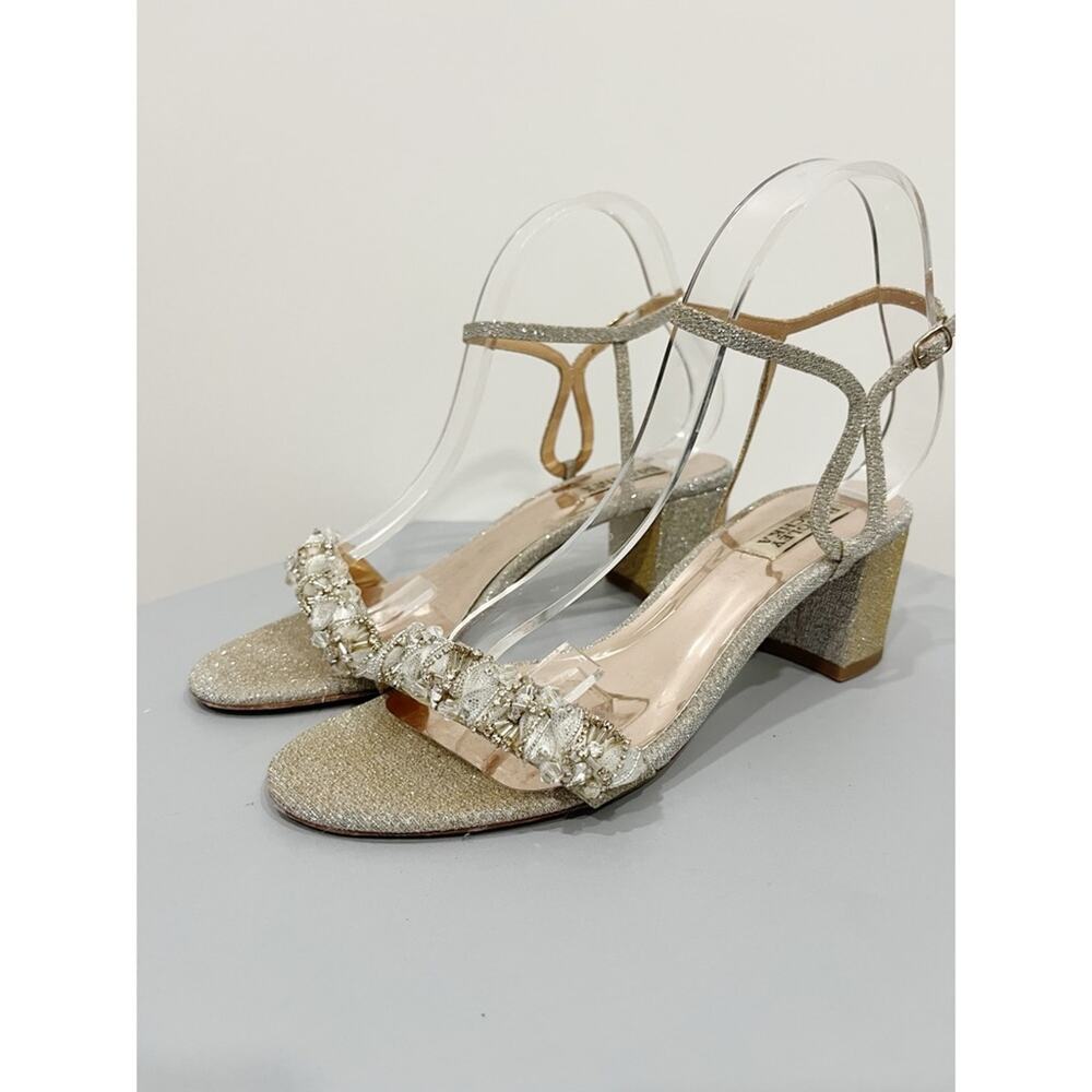 Badgley Mischka Tanessa Block Low Heel Sandals